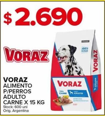 Carrefour Maxi Alimento para perros voraz x 15kg oferta