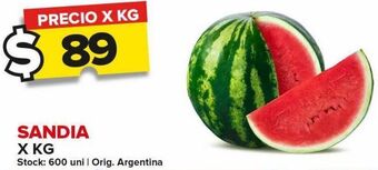 Carrefour Maxi Sandía x kg oferta