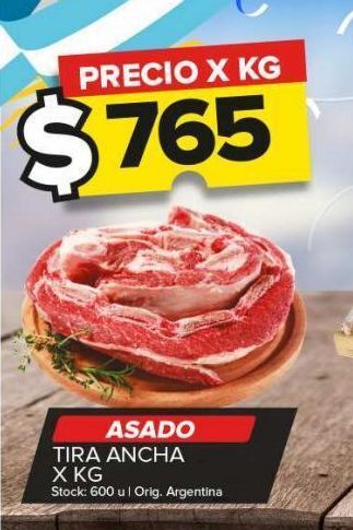 Carrefour Maxi Asado tira ancha x kg oferta