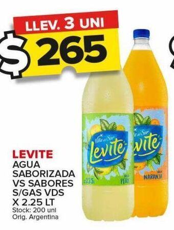 Carrefour Maxi Agua con sabor levité x 2,25l oferta