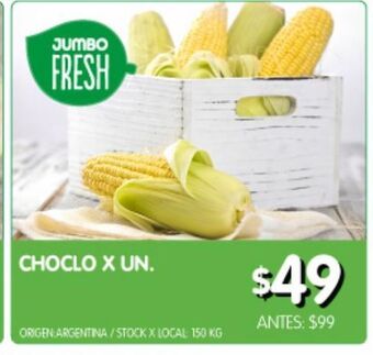Jumbo Choclo x un oferta