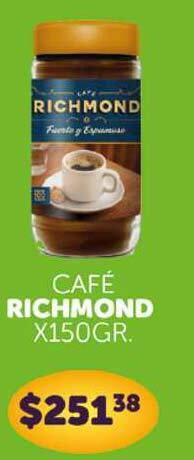 La Gallega Supermercados Café Richmond x 150gr oferta