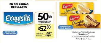 La Anonima Bauducco Galletitas Obleas Rellenas x140 g oferta