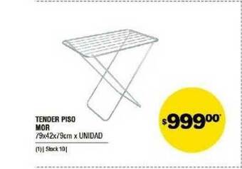 Atomo Conviene Tender Piso Mor 79x42x79 cm oferta