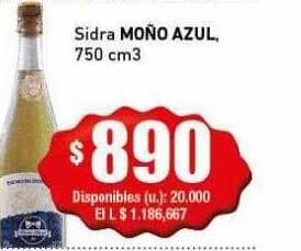Cooperativa Obrera Sidra moño azul oferta