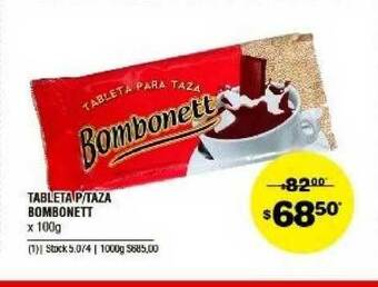 Atomo Conviene Tableta P Taza Bombonett x 100g oferta