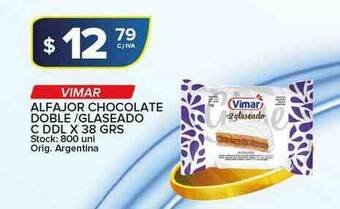 Carrefour Maxi Vimar Alfajor Chocolate Doble Glaseado C Ddl x38grs oferta