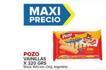 Carrefour Maxi Pozo Vainillas x 320grs oferta
