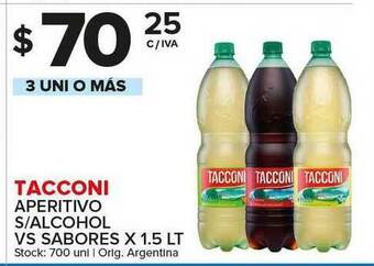 Carrefour Maxi Tacconi Aperitivo S Alcohol Vs Sabores x 1.5lt oferta