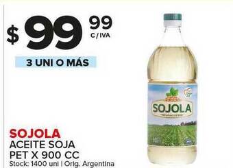 Carrefour Maxi Sojola Aceite Soja x 900cc oferta