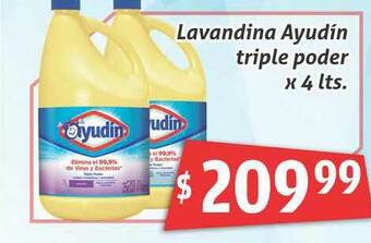 Gomez Pardo Lavandina Ayudín Triple Poder x 4lts oferta