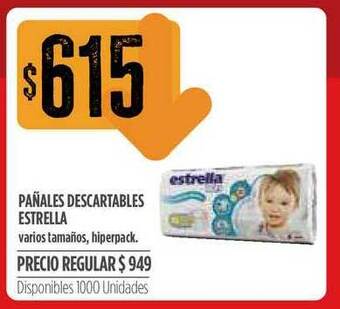Supermercados Vea Pañales Descartables Estrella oferta
