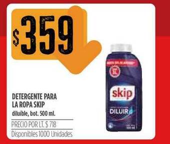Supermercados Vea Detergente Para La Ropa Skip 500ml oferta