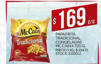 Supermercados DIA Papa Frita Tradicional Congeladas Mc Cain X 720g oferta