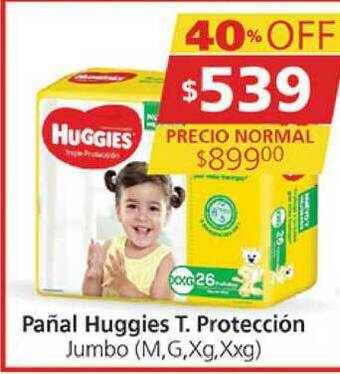 Supermercados Aiello Pañal Huggies T. Proteccion Jumbo oferta