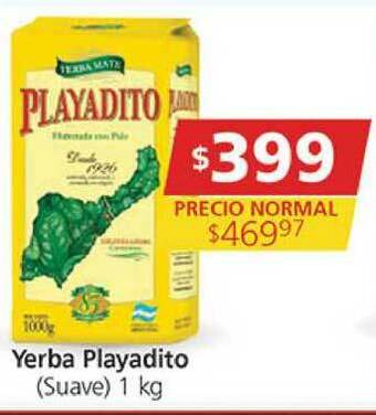 Supermercados Aiello Yerba Playadito Suave x1 kg oferta