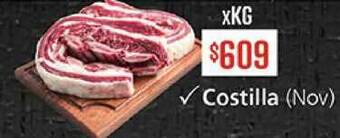 Supermercados Aiello Costilla Nov oferta