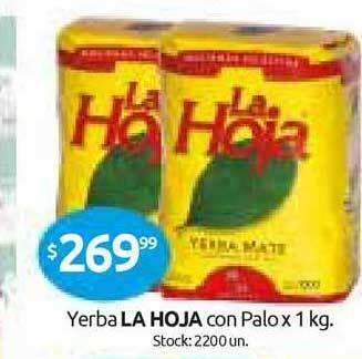 Cordiez Yerba La Hoja Con Palo x 1kg oferta