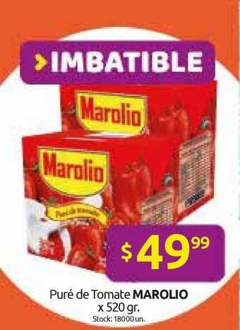 Cordiez Puré De Tomate Marolio x 520gr oferta