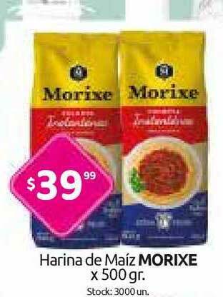 Cordiez Morixe Harina De Maíz x 500gr oferta