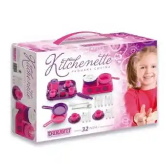 Juguete set de cocina kitchenette 32 piezas duravit 615