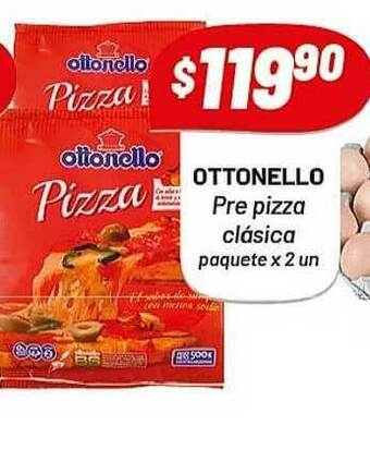 Almacor Ottonello Pre Pizza Clásica x 2un oferta