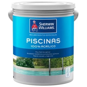 Pinturerías Rex Pintura piletas al agua blanco 9 lts sherwin williams oferta
