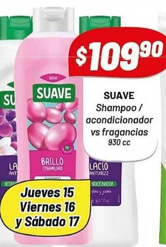 Almacor Suave Shampoo Acondicionador Vs Fragancias 930cc oferta