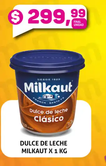 Makro Milkaut Dulce De Leche x 1kg oferta