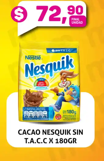 Makro Nesquik Cacao Sin T.A.C.C x 180gr oferta
