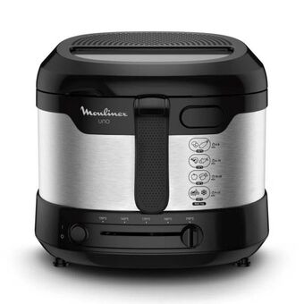 Freidora electrica af215d58 uno moulinex acero inox 1600w