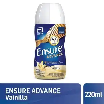 Farmacia Del Puente Ensure suplemento nutricional advance vainilla 220 ml oferta
