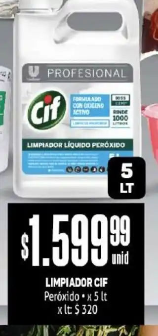 Makro CIF Limpiador x5lt oferta