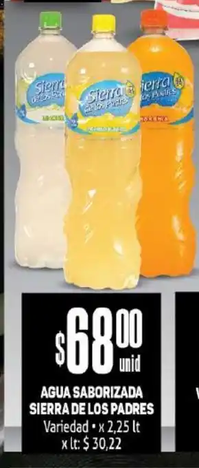 Makro Agua Saborizada Sierra De Los Padres x 2,25lt oferta