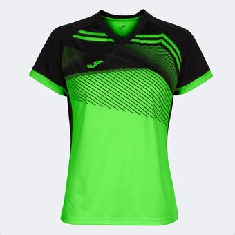 Joma Camiseta manga corta mujer supernova ii negro verde flúor oferta