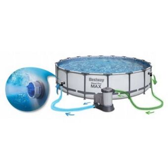 Set pileta estructural redonda 457 x 122 cm 16015 l - bestway