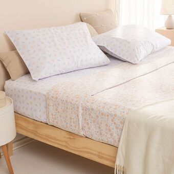 Arredo Juego de sábanas queen size flores rurales oferta