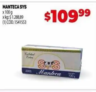 Makro Manteca sys oferta