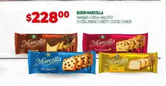Makro Budín marcolla oferta