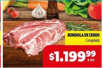 Makro Bondiola de cerdo congelada oferta