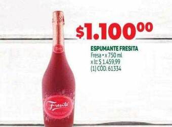 Makro Espumante fresita oferta