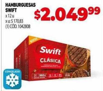 Makro Hamburguesas swift oferta