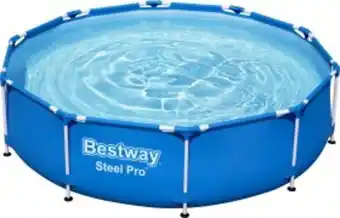 Megatone Pileta estructura redonda bestway de 4678 litros con bomba oferta