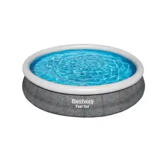 Monumental Hogar Pileta bestway fast set 5377 lts 366 x76 mod 57443 oferta