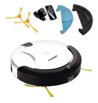 Frávega Aspiradora trapeadora robot lusqtoff lar-101 blanca inalambrica 3 en 1 para la casa hogar oferta