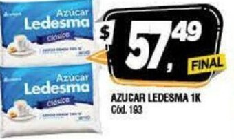 Supermercados Yaguar Azúcar Ledesma x 1kg oferta