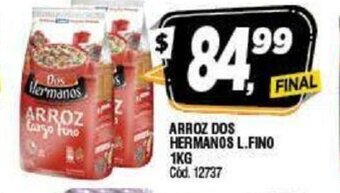 Supermercados Yaguar Arroz Dos Hermanos L. Fino 1 kg oferta