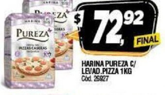 Supermercados Yaguar Harina Pureza C/Levad,Pizza 1 kg oferta