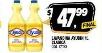 Supermercados Yaguar Ayudin Lavandina 1L Clasica oferta