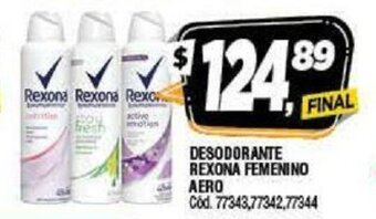 Supermercados Yaguar Rexona Desodorante Femenino Aero oferta